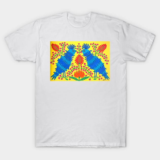 Maria Prymachenko Two Kites Art Print 1982 Ukrainian Folk Art Painter Naïve Art Primitivism T-Shirt by ZiggyPrint